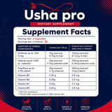 Usha Pro for natural male control support - 30 Tablets